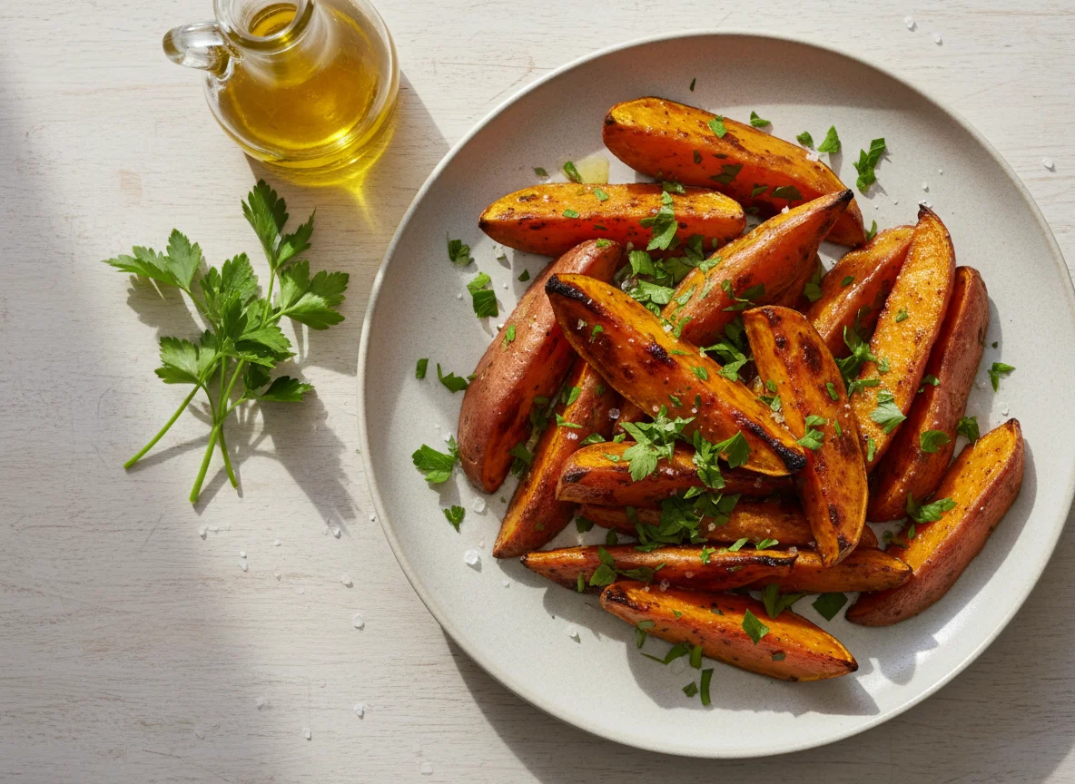 Roasted Sweet Potato with Herbs photo