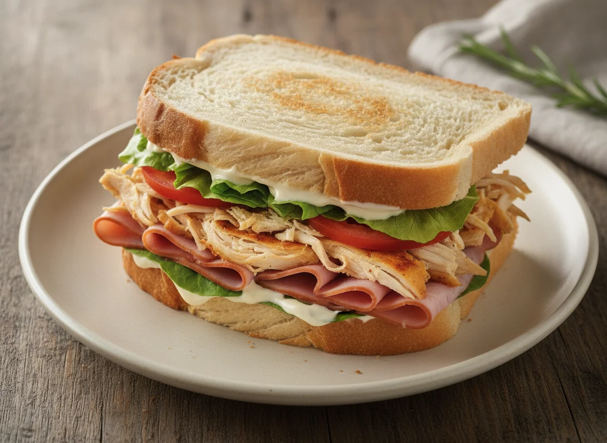Rotisserie Chicken & Ham Sandwich photo
