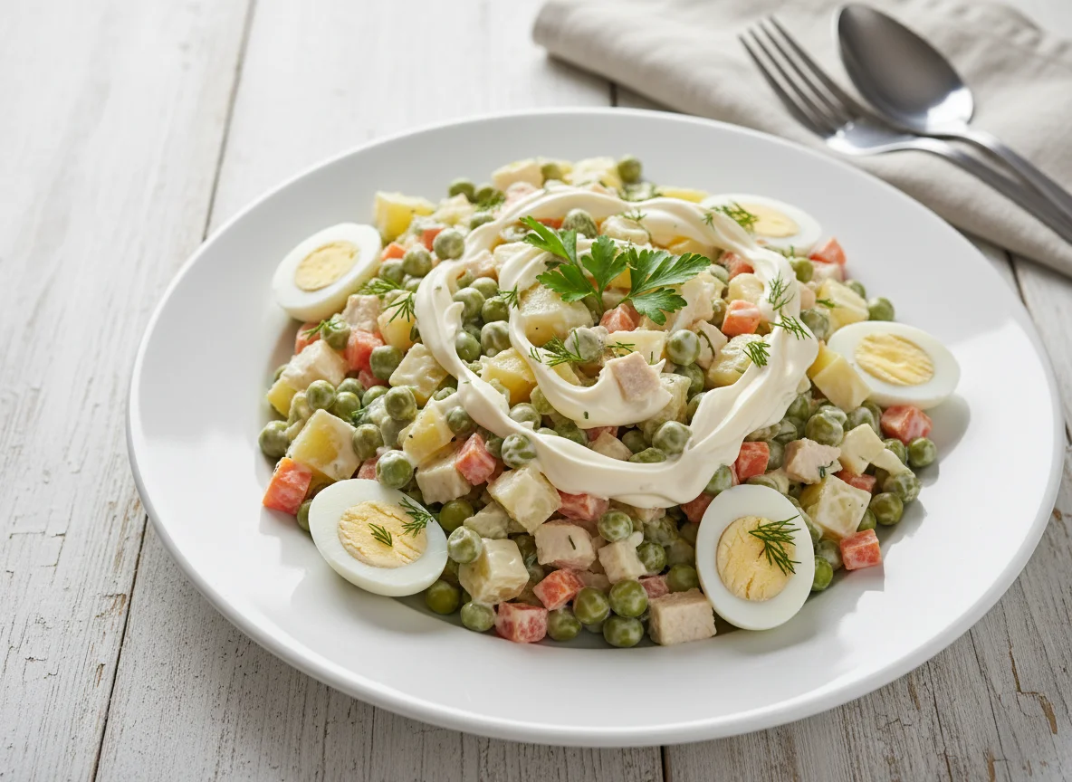 Russian Salad (Olivier Salad) photo
