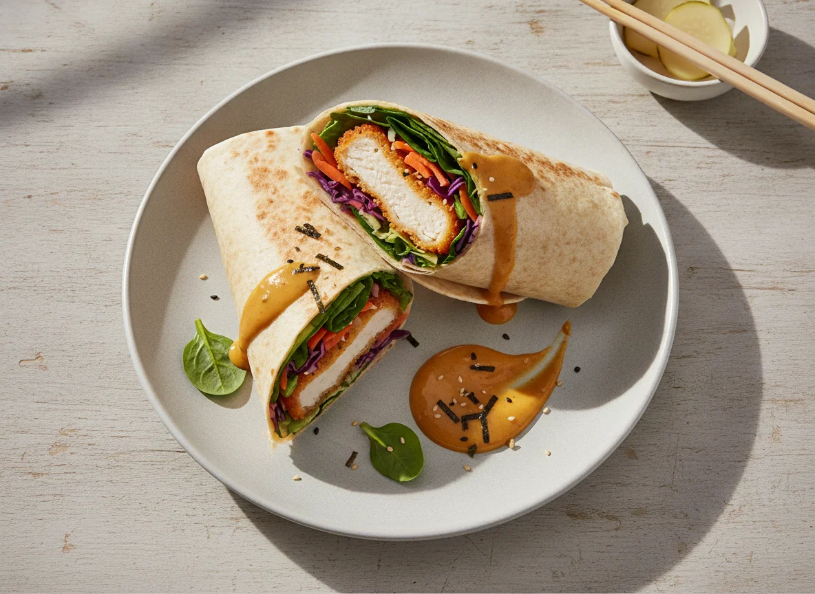 Sainsbury's Katsu Chicken Wrap photo