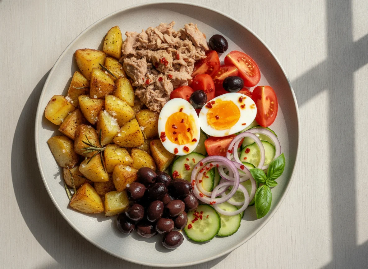 Salad Niçoise with Roasted Potatoes photo