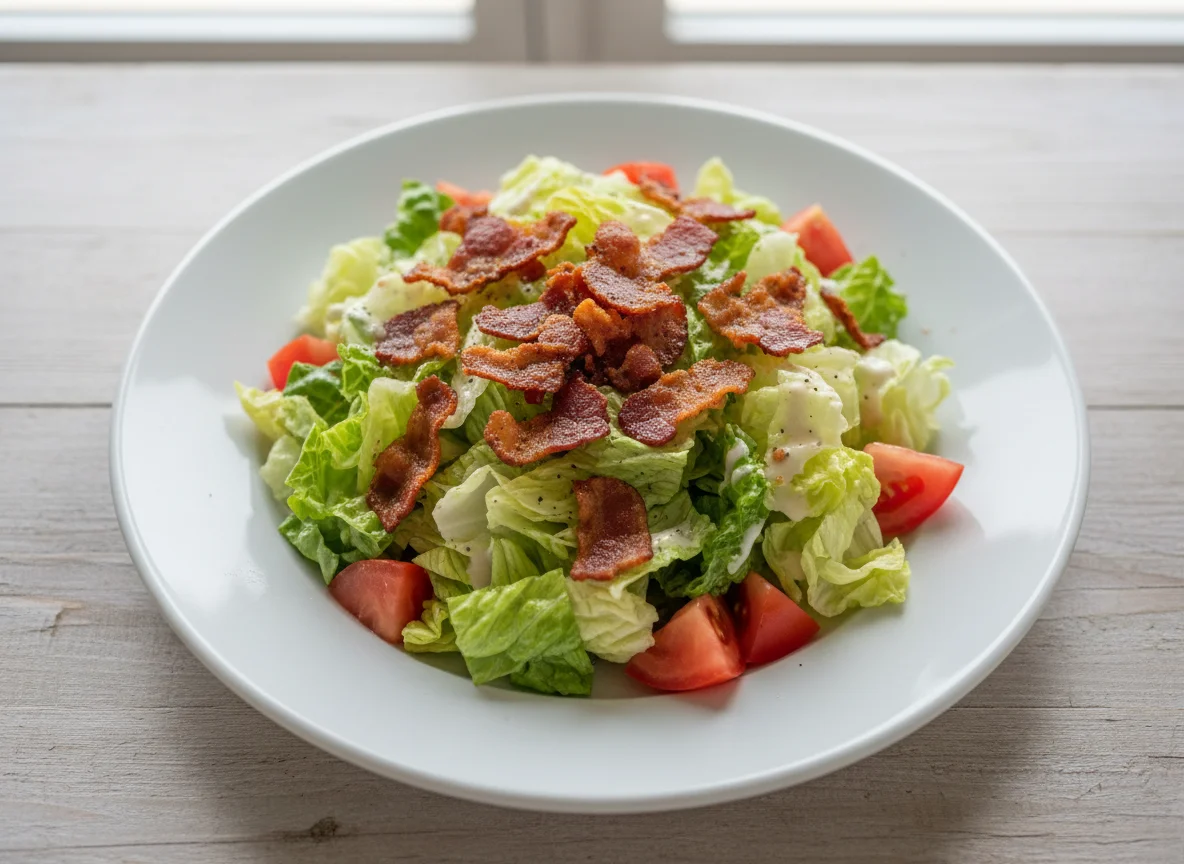 Salad with Crispy Bacon photo