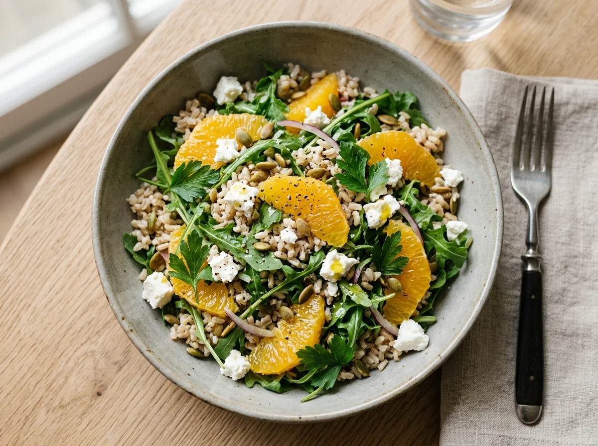 Salad with Rice photo