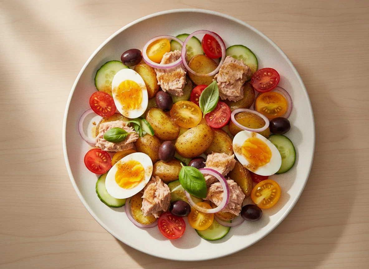 Salade Niçoise with Roasted Potatoes photo