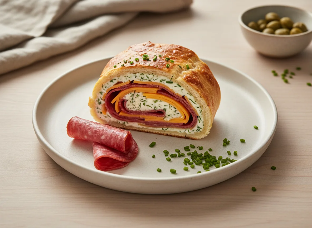 Salami and Cheese Roll photo