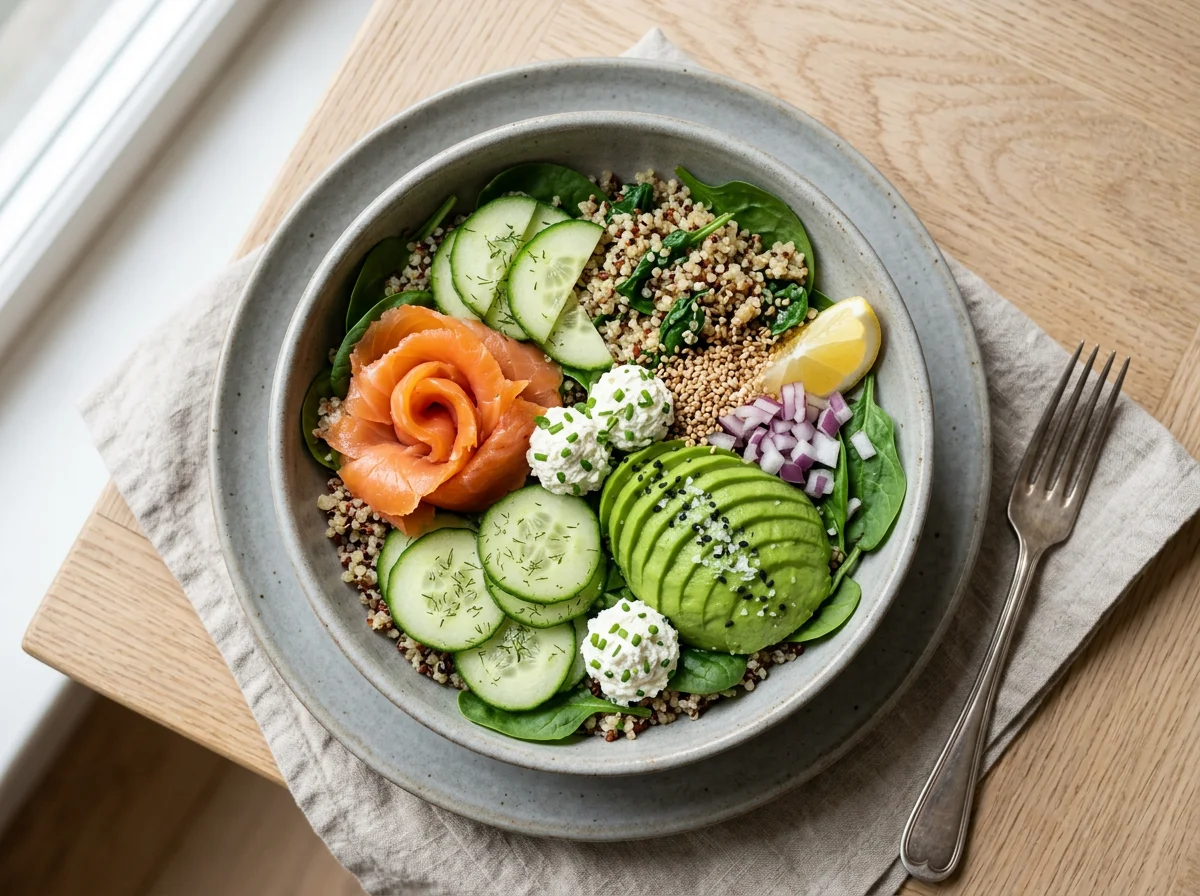 Salmon and Avocado Bowl photo