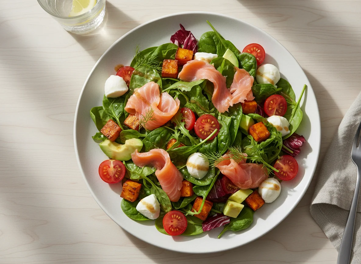 Salmon and Sweet Potato Salad photo