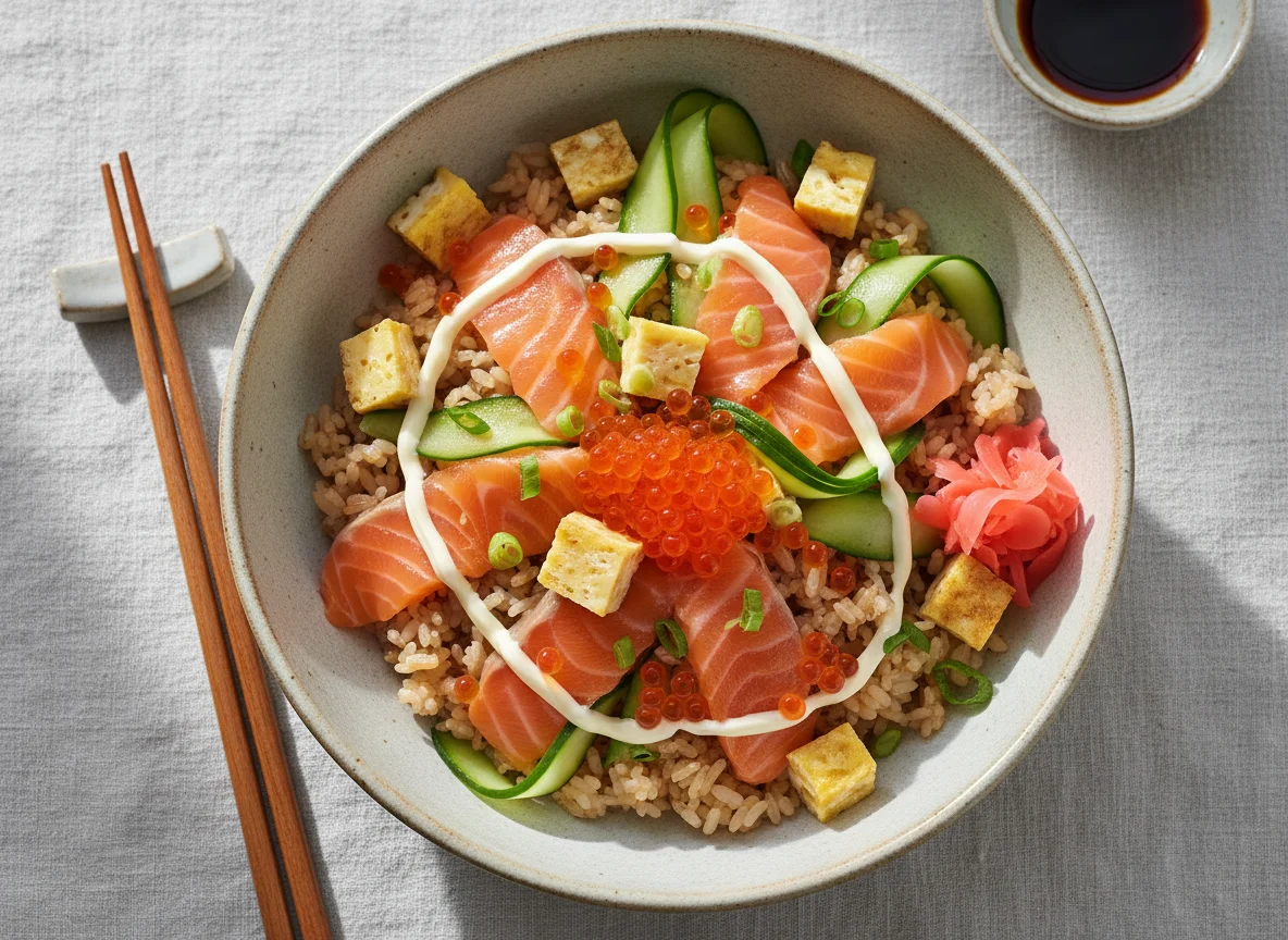 Salmon Chirashi Don photo
