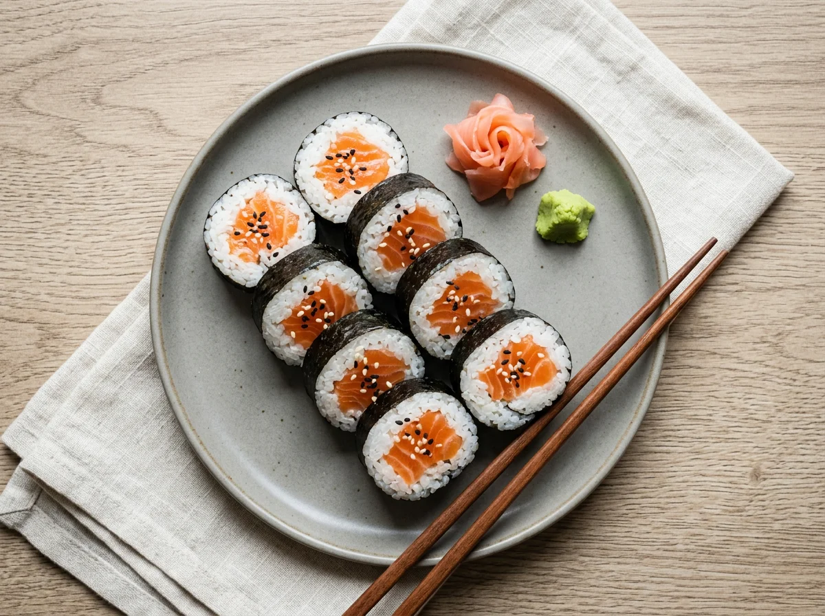 Salmon Maki Sushi photo