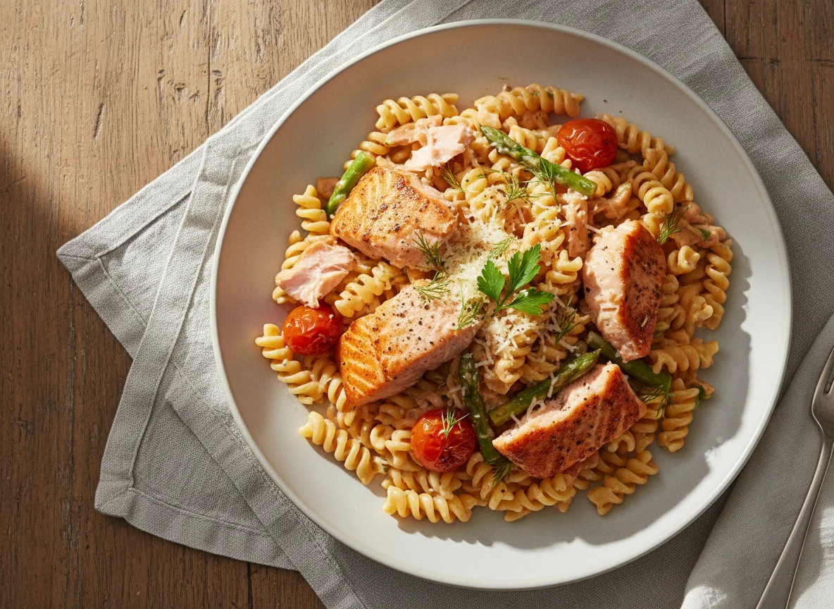 Salmon Pasta photo