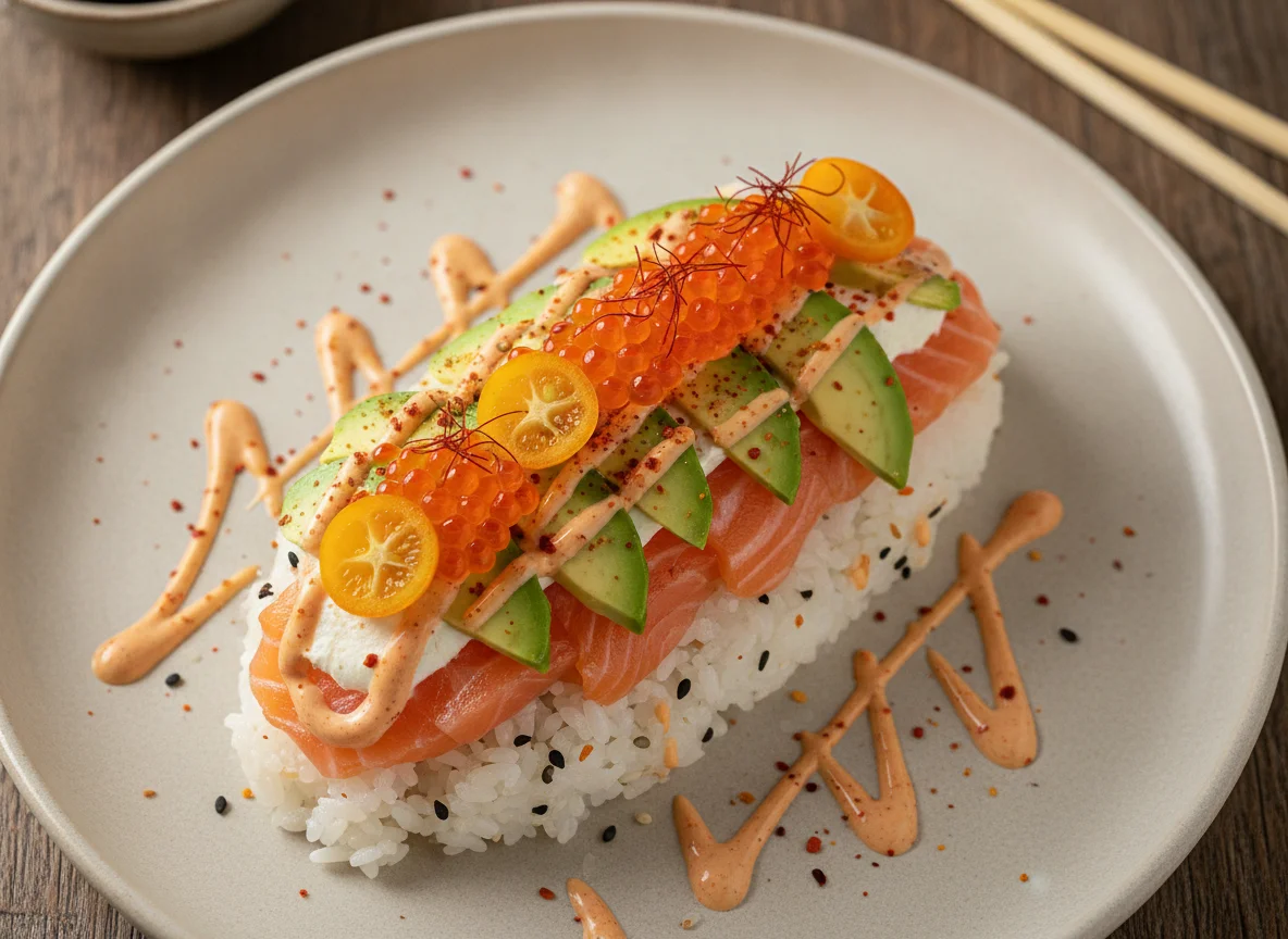 Salmon Stories Sushi Roll photo
