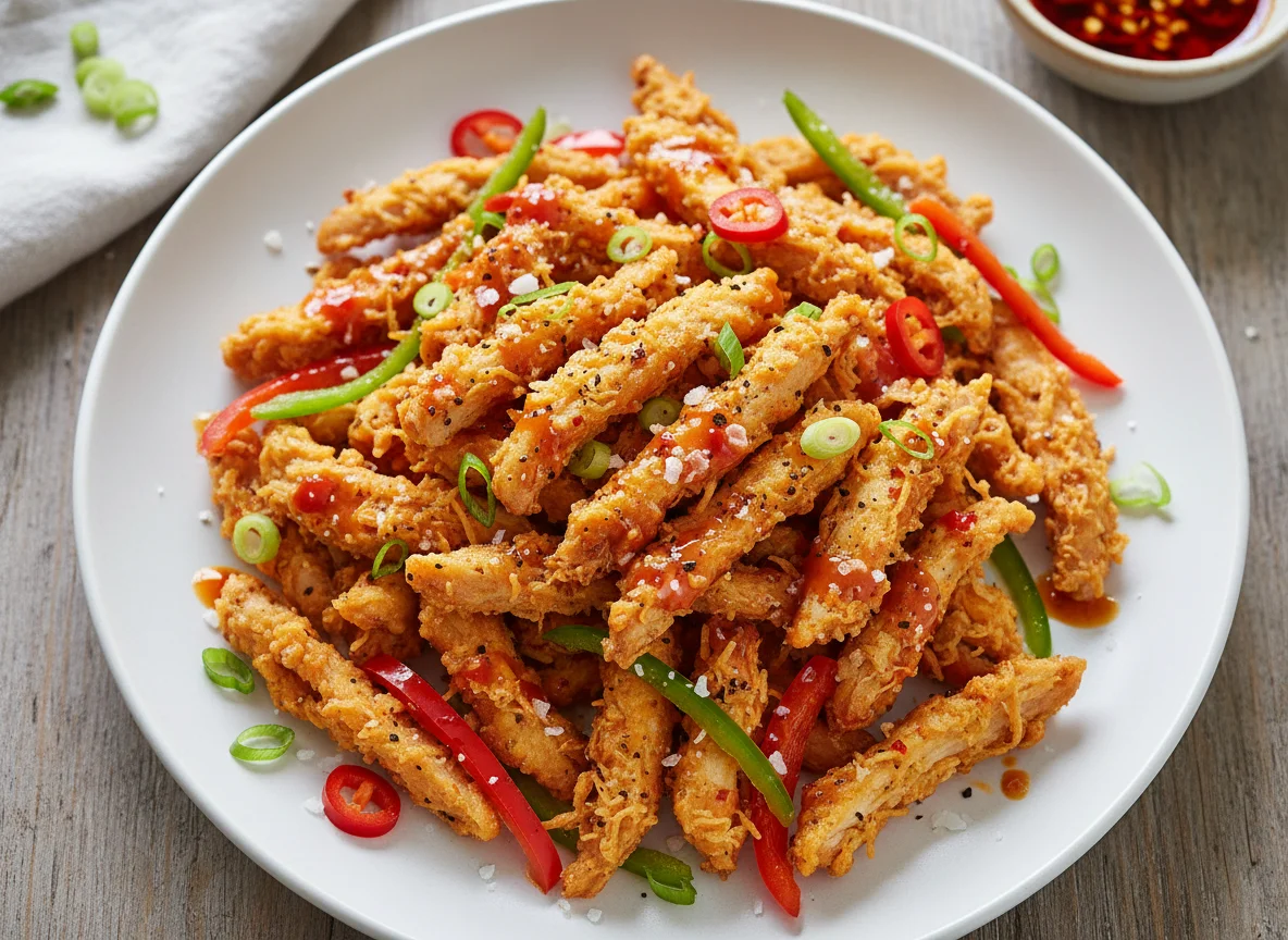 Salt & Chilli Shredded Chicken photo