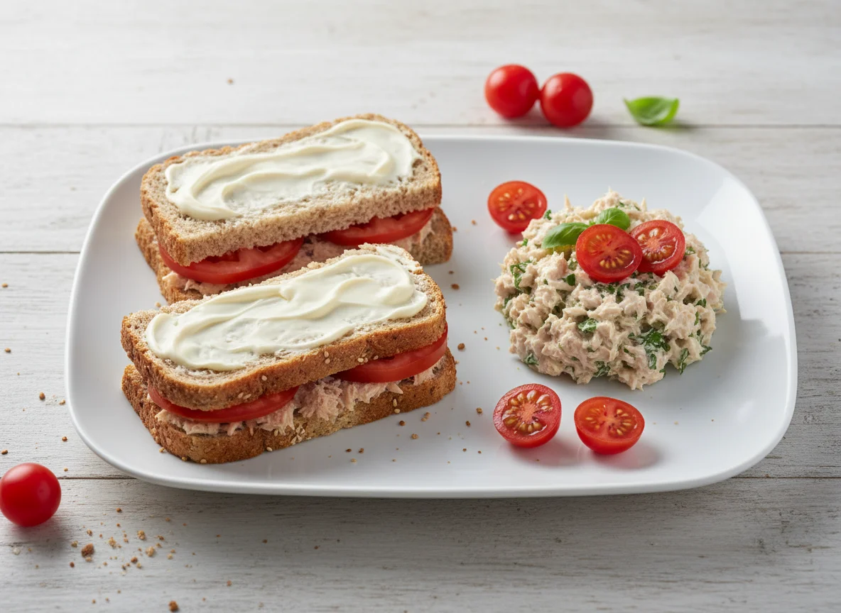 Sandwiches and Tuna Salad photo