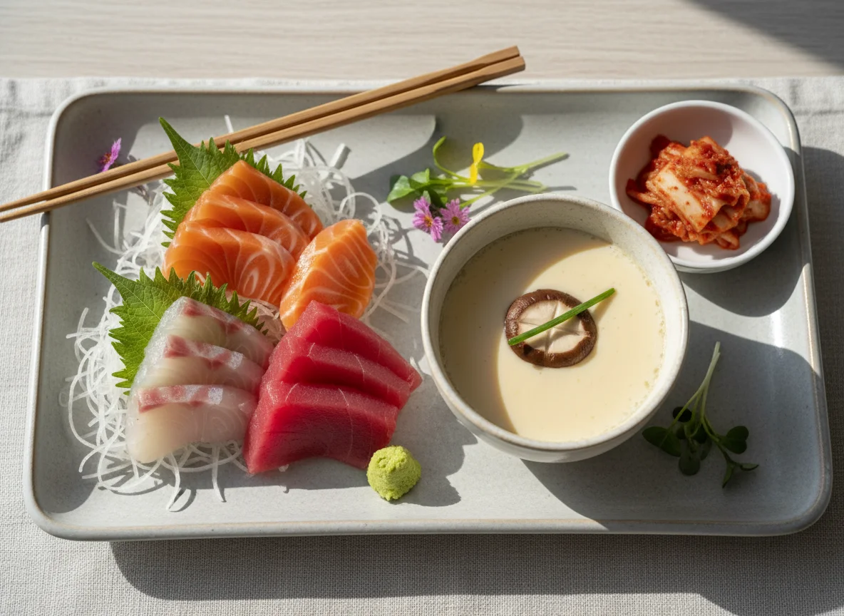 Sashimi and Chawanmushi Set photo