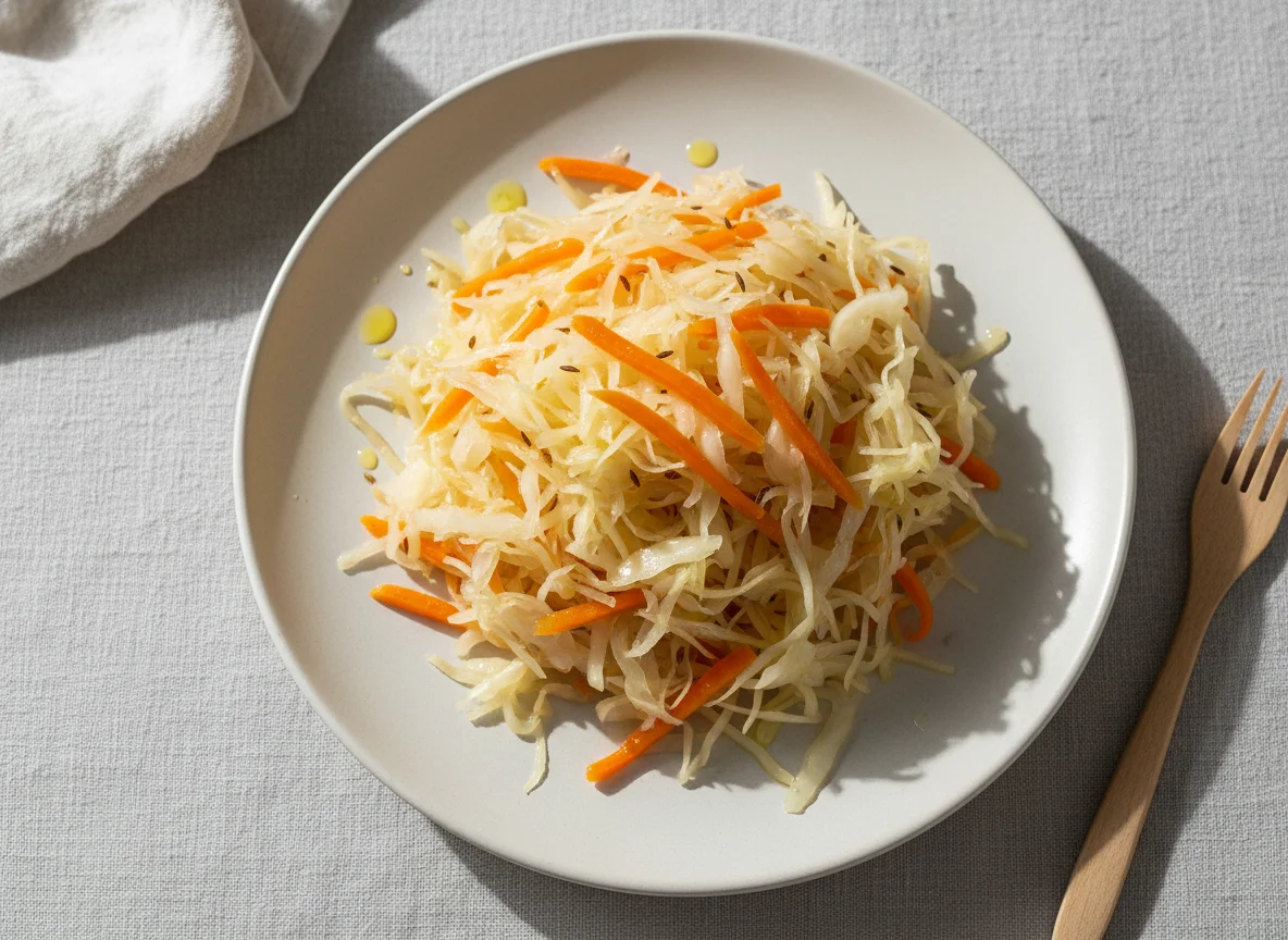 Sauerkraut with Carrots photo