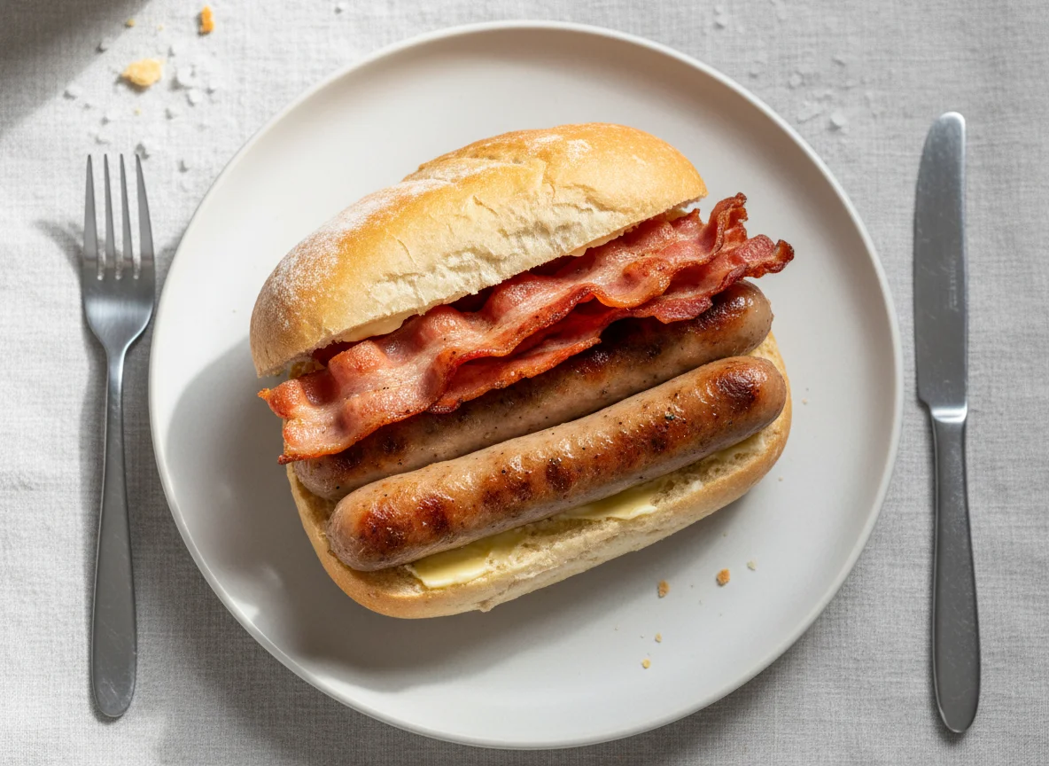 Sausage and Bacon Roll photo