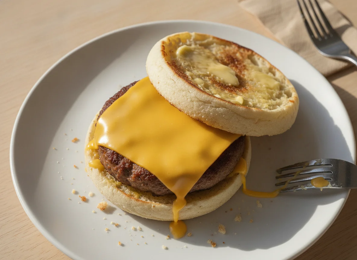 Sausage and Cheese English Muffin photo