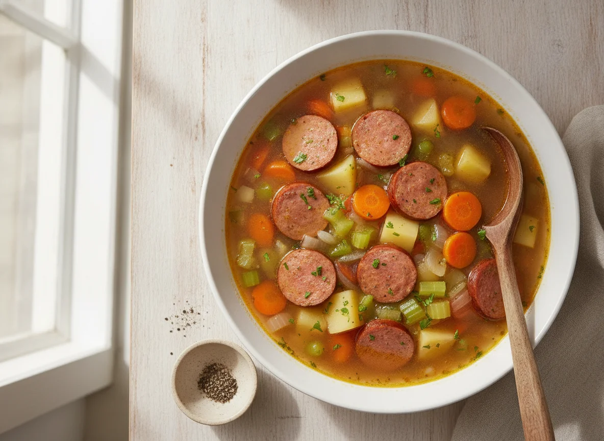 Sausage and Vegetable Soup photo