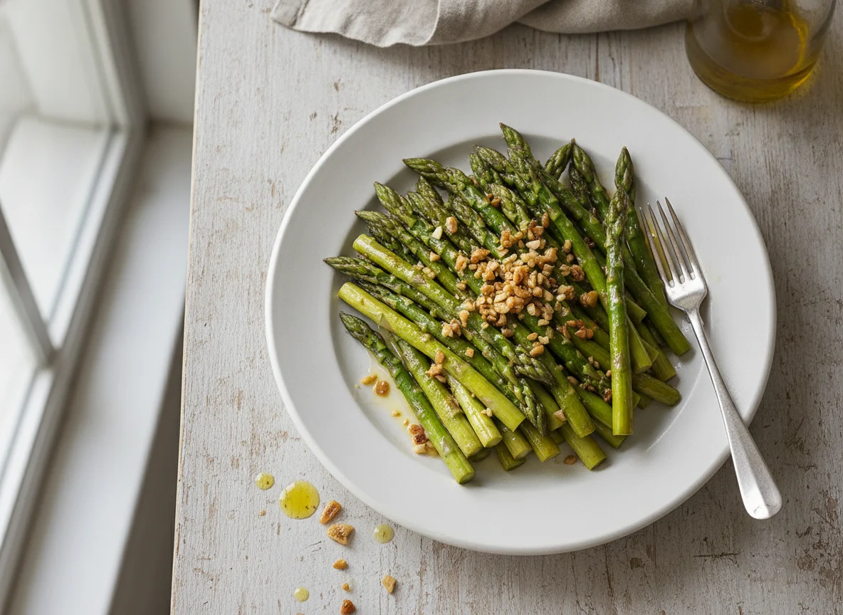 Sautéed Asparagus with Garlic photo