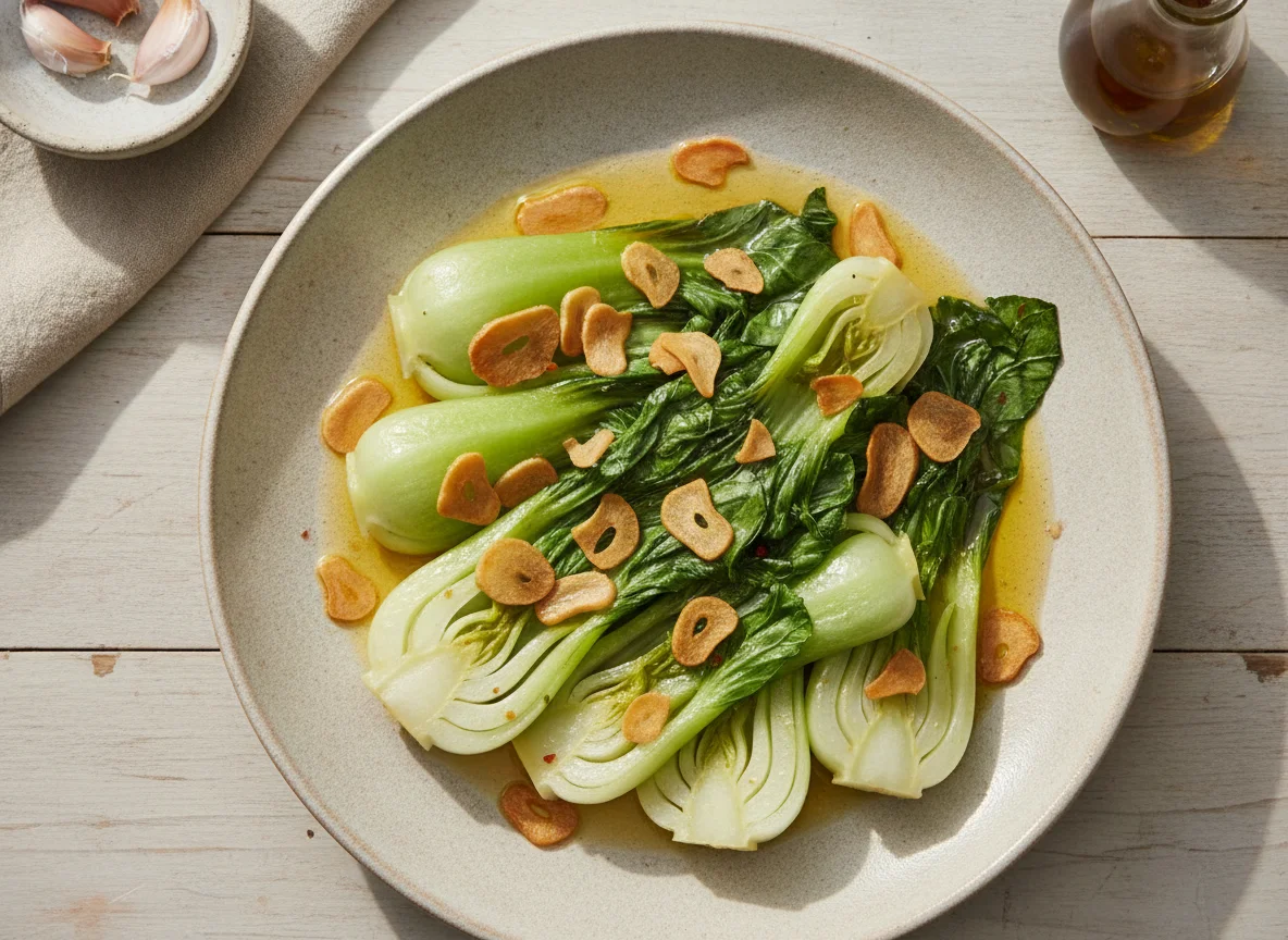 Sautéed Bok Choy with Garlic photo