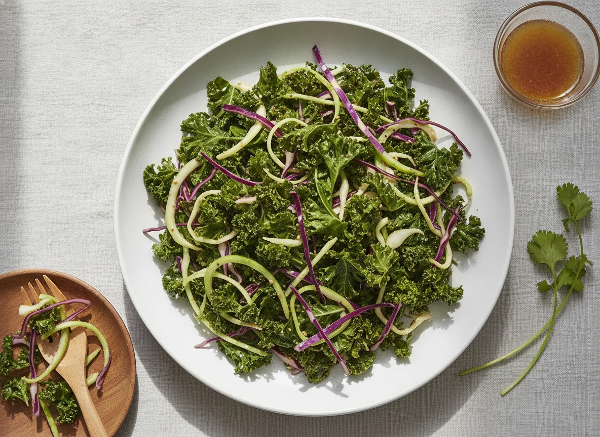 Sautéed Kale and Cabbage Slaw photo