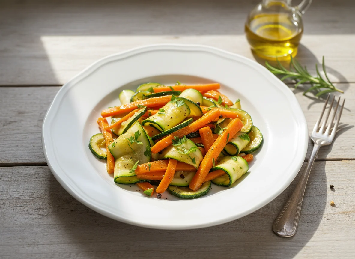 Sautéed Zucchini and Carrots photo