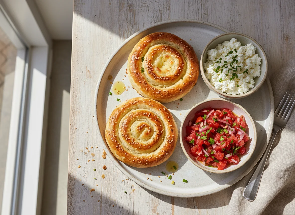 Savory Pastry with Dips photo