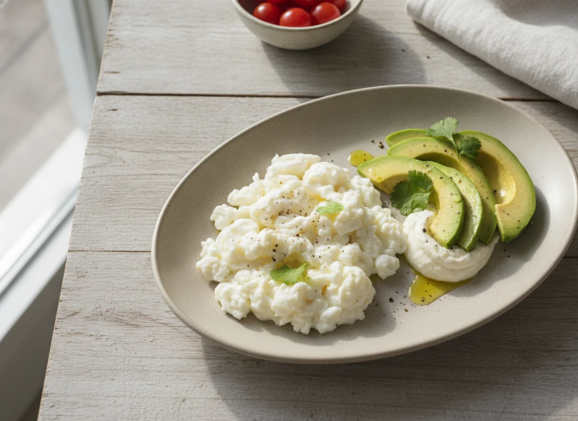 Scrambled Egg Whites with Avocado photo