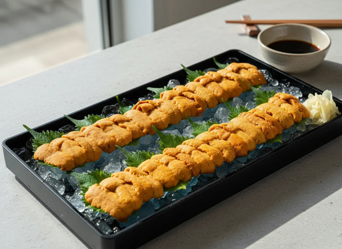 Sea Urchin (Uni) Tray photo