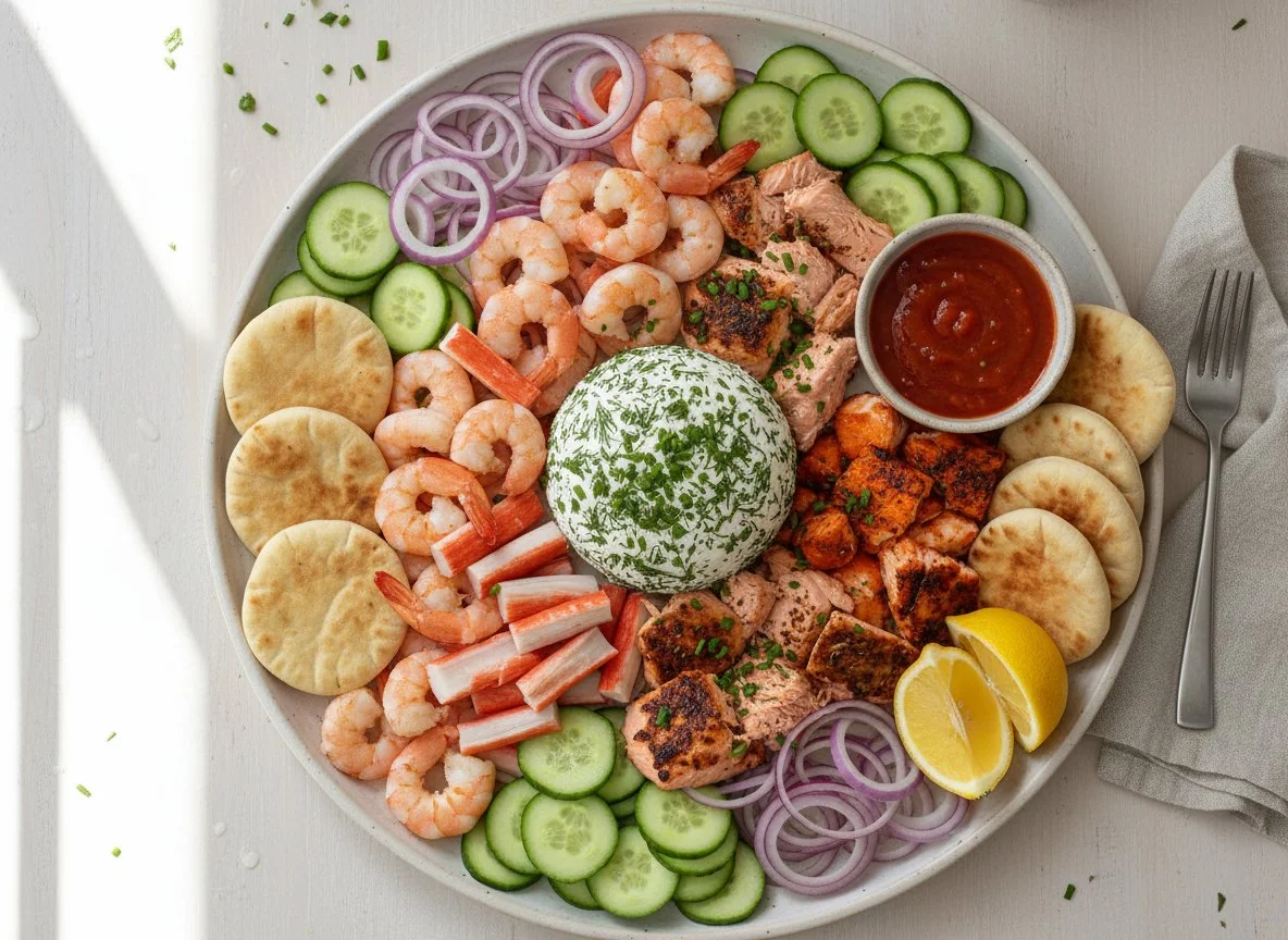 Seafood and Crudités Platter photo