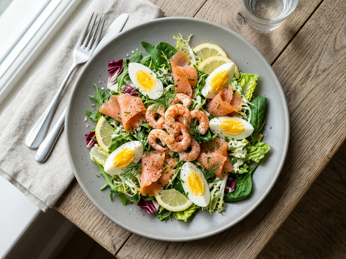 Seafood and Egg Salad photo