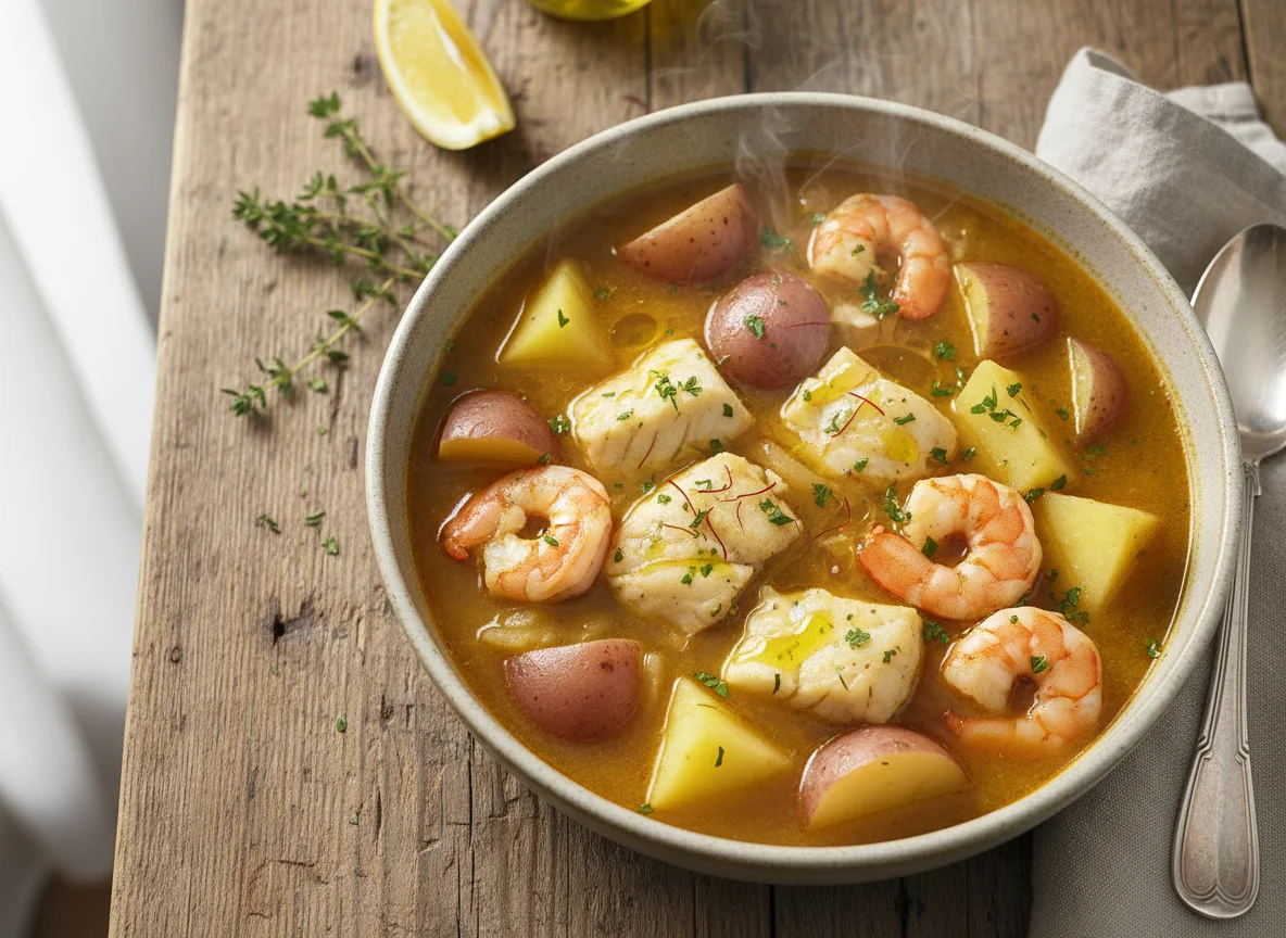 Seafood and Potato Stew photo