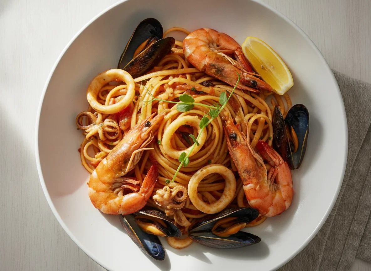 Seafood Linguine photo