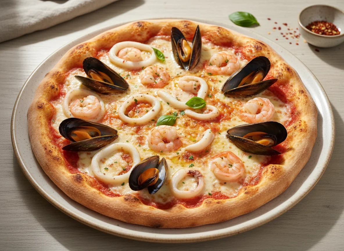 Seafood Pizza photo