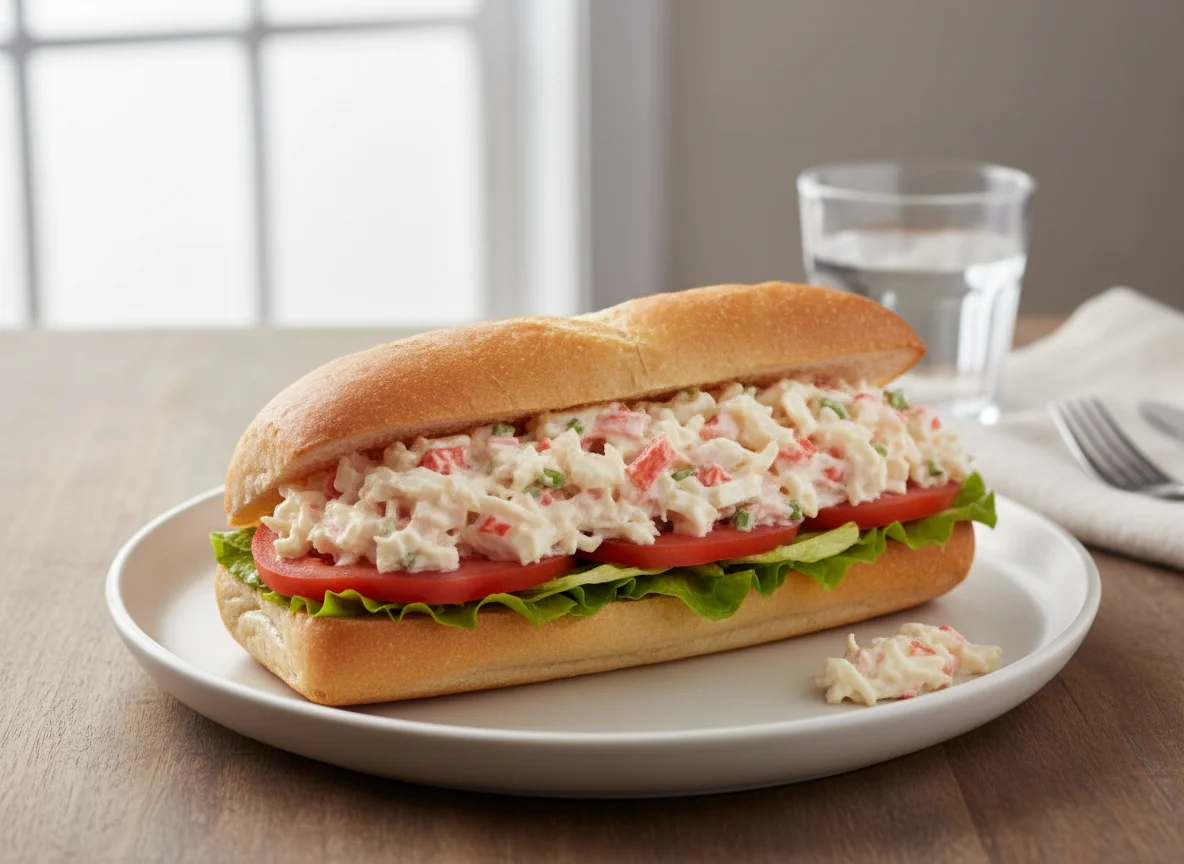 Seafood Salad Sub Sandwich photo