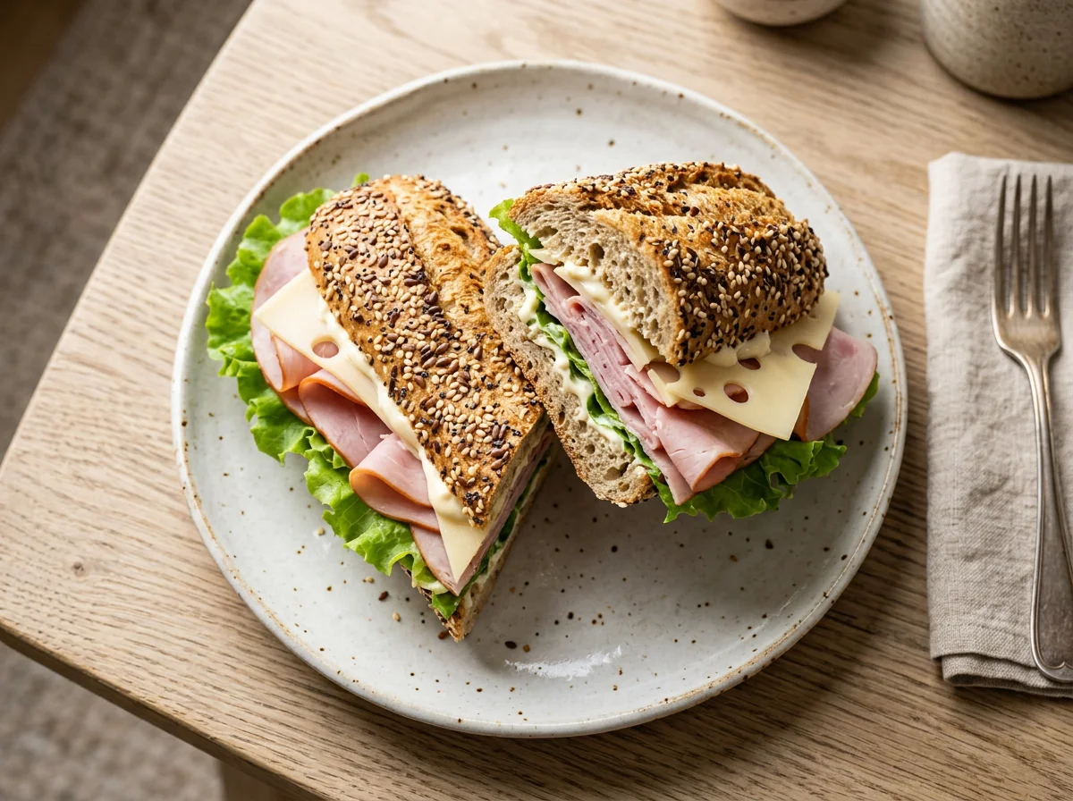 Seeded Baguette Sandwich photo