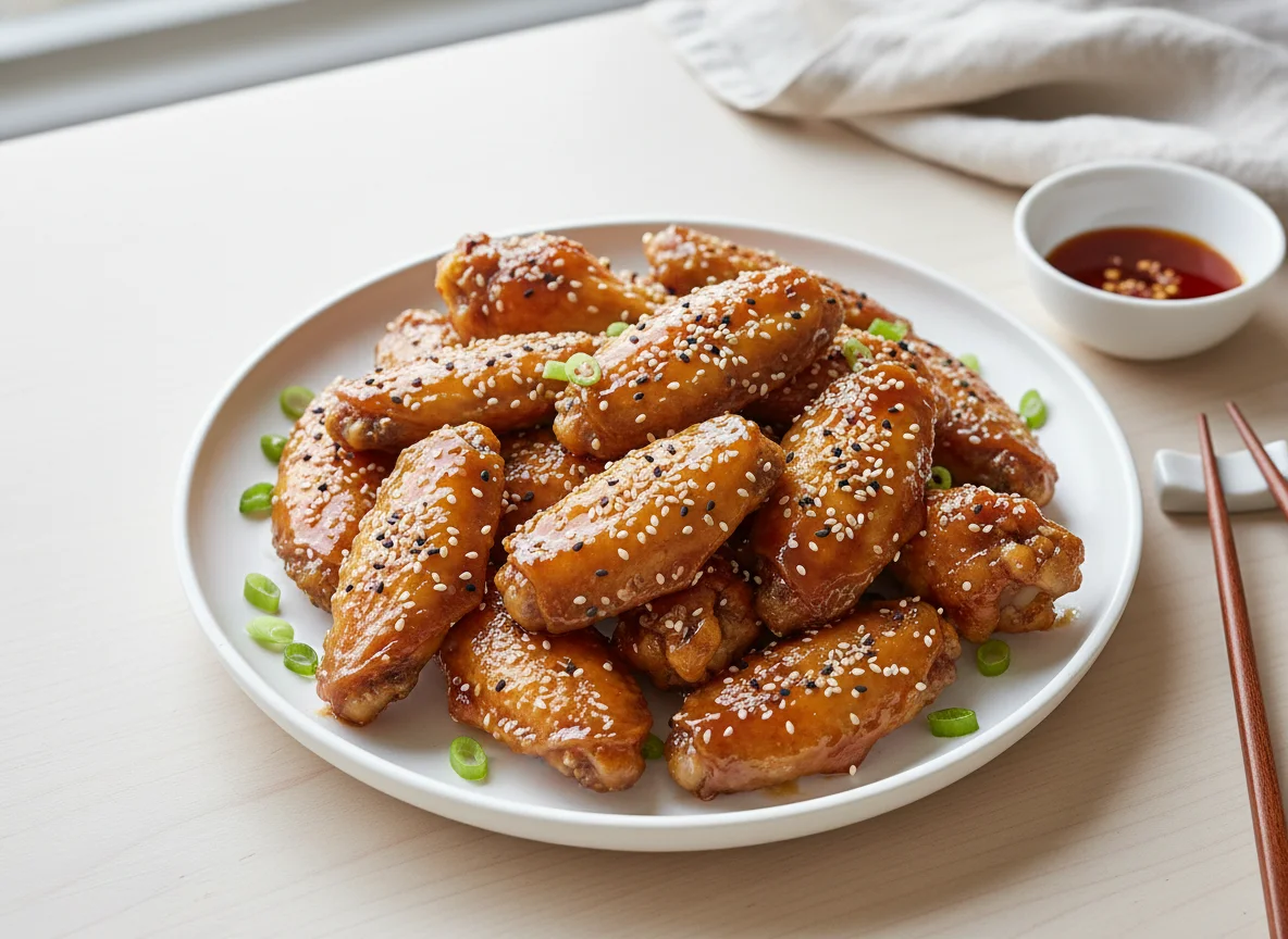 Sesame Glazed Chicken Wings photo