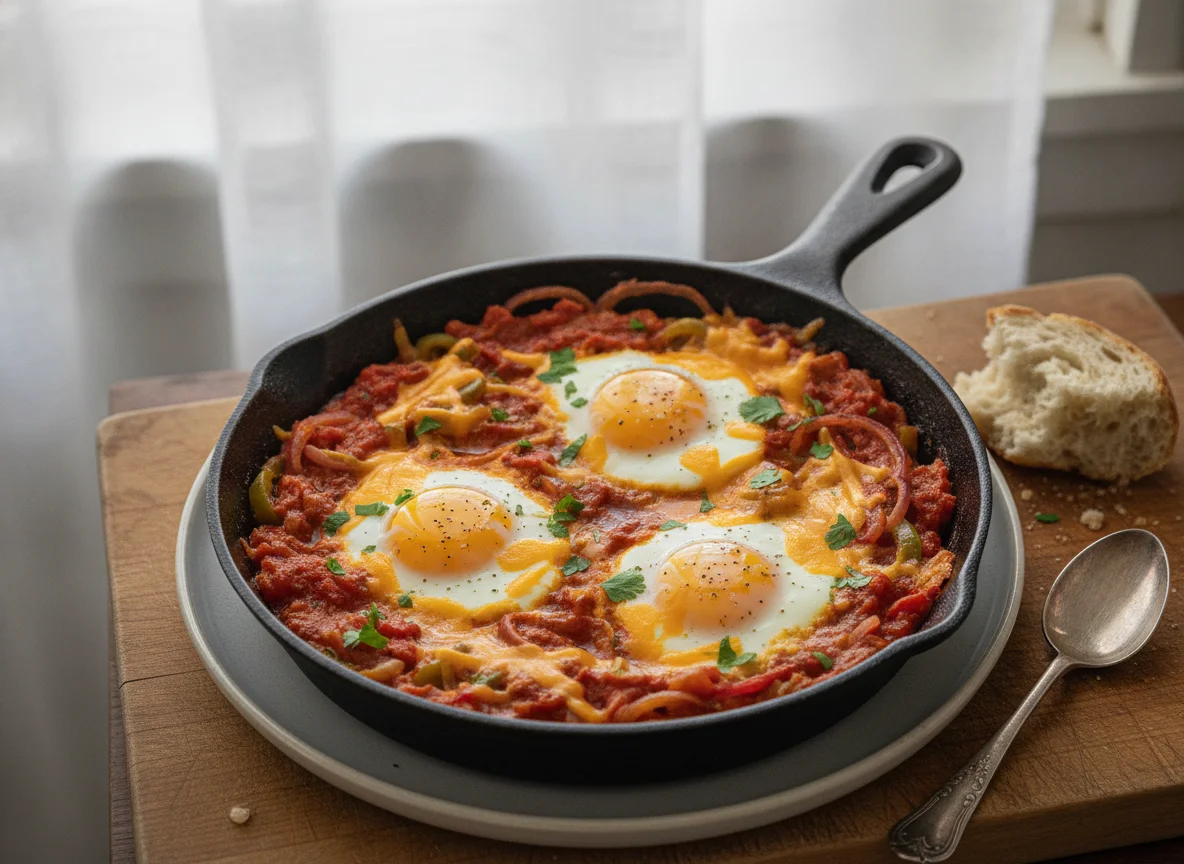 Shakshuka with Cheese photo