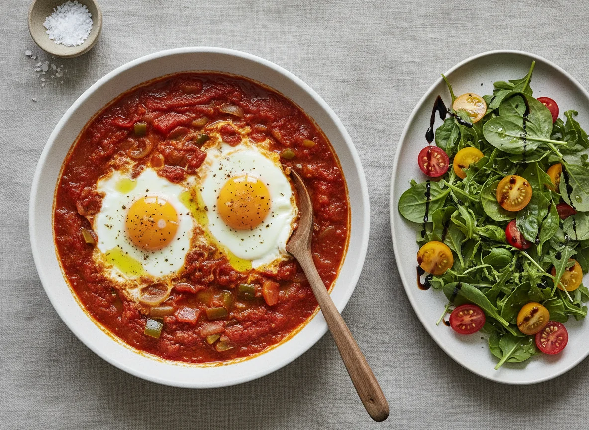 Shakshuka with Side Salad photo
