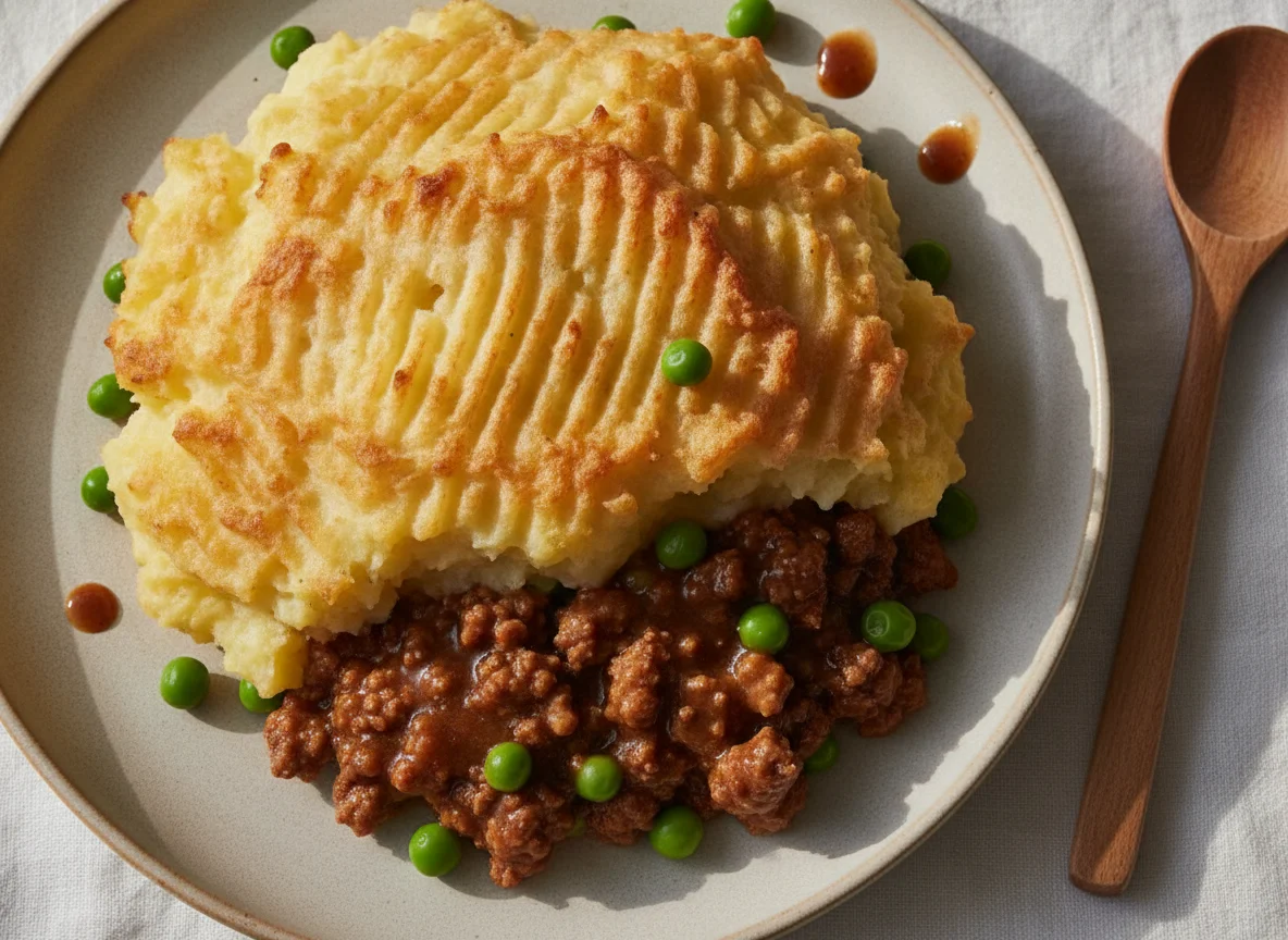 Shepherd's Pie with Green Peas photo