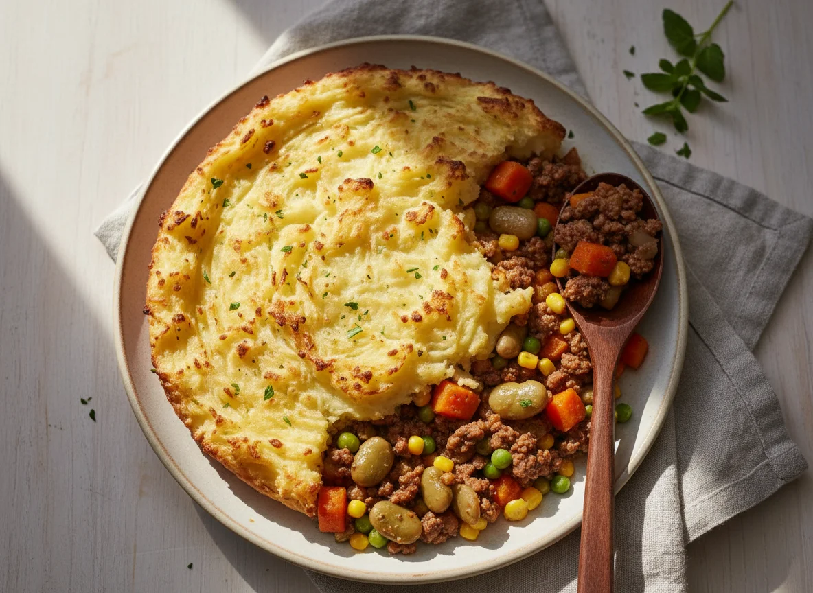 Shepherd's Pie with Mixed Vegetables photo