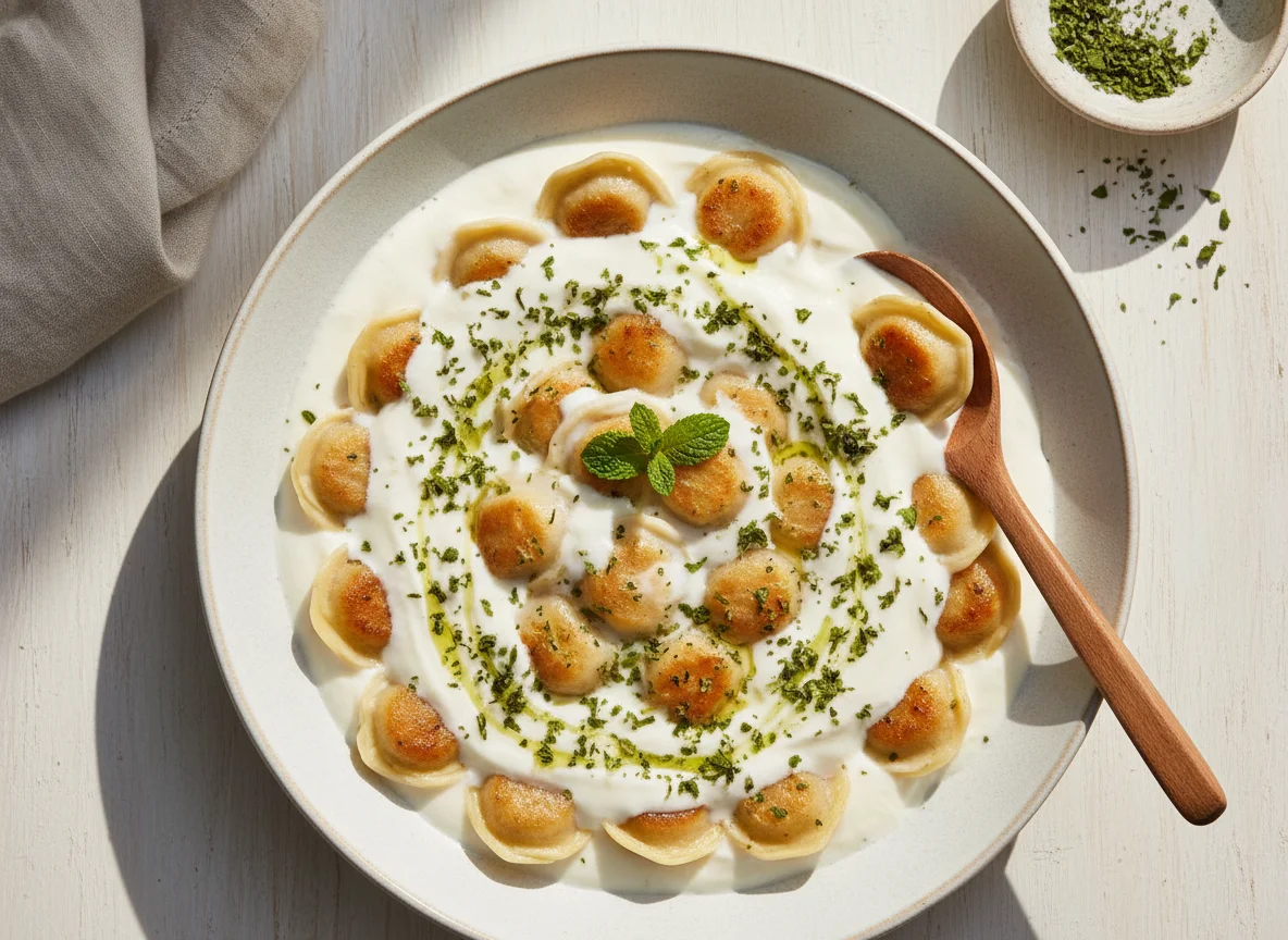 Shish Barak (Yogurt Dumpling Soup) photo