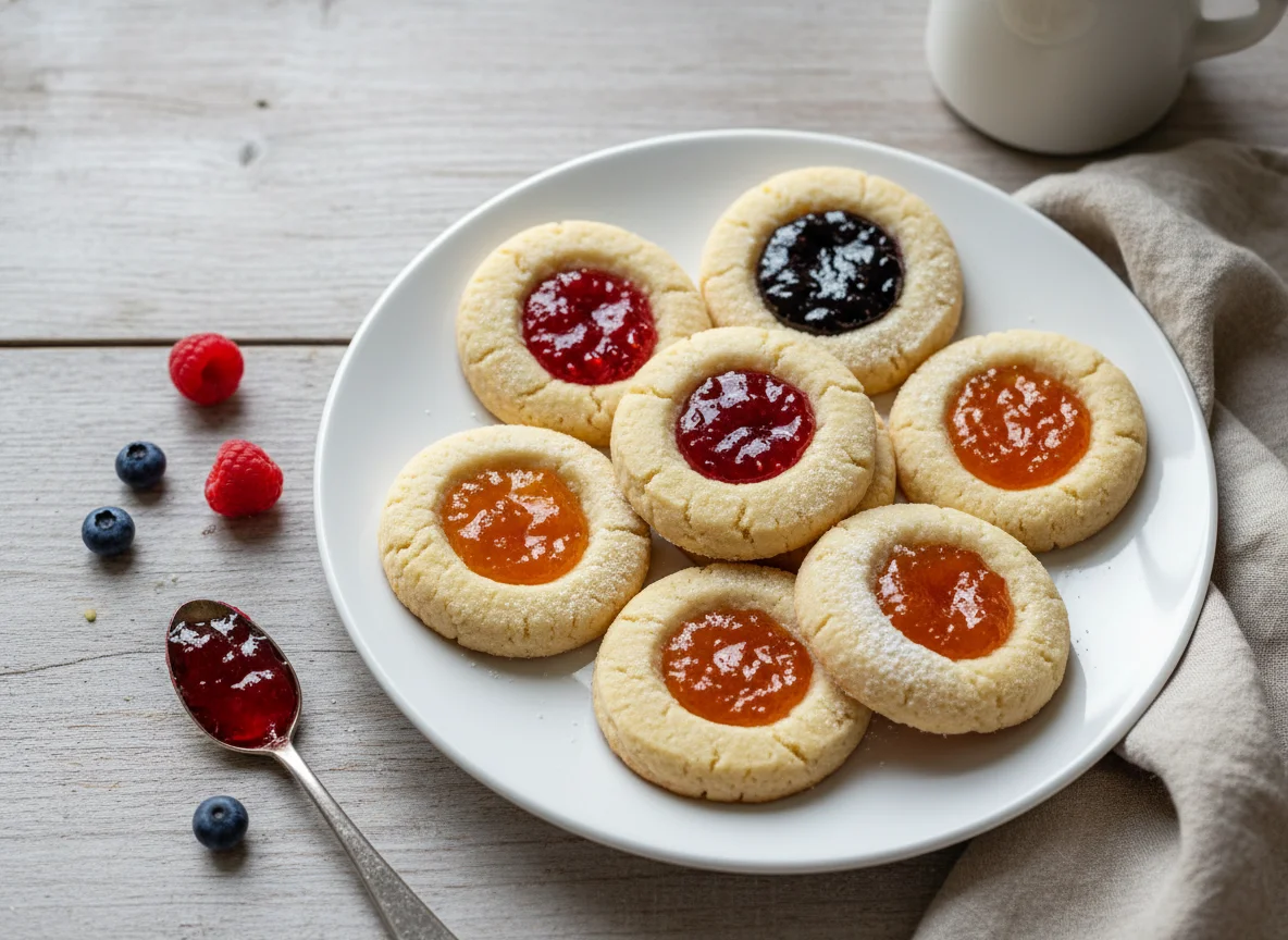 Shortbread Cookies with Jelly photo