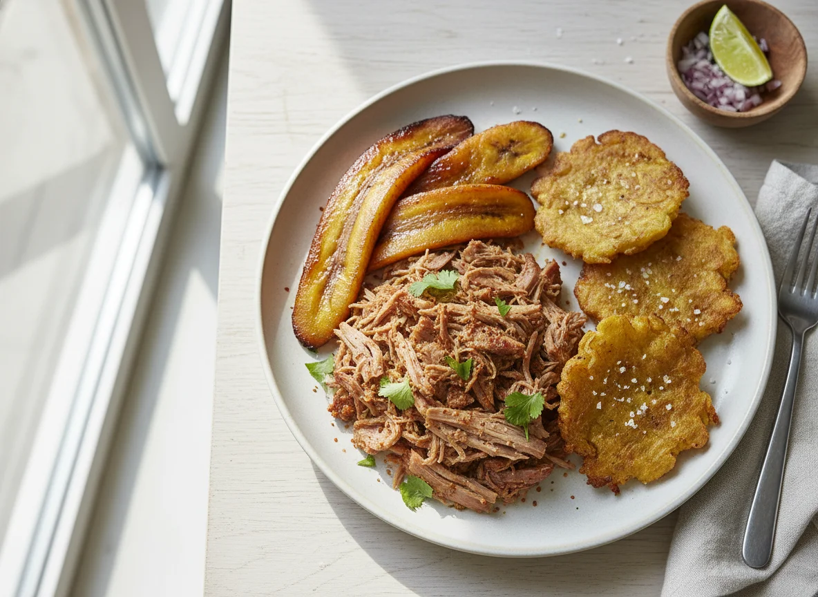 Shredded Meat with Plantains photo