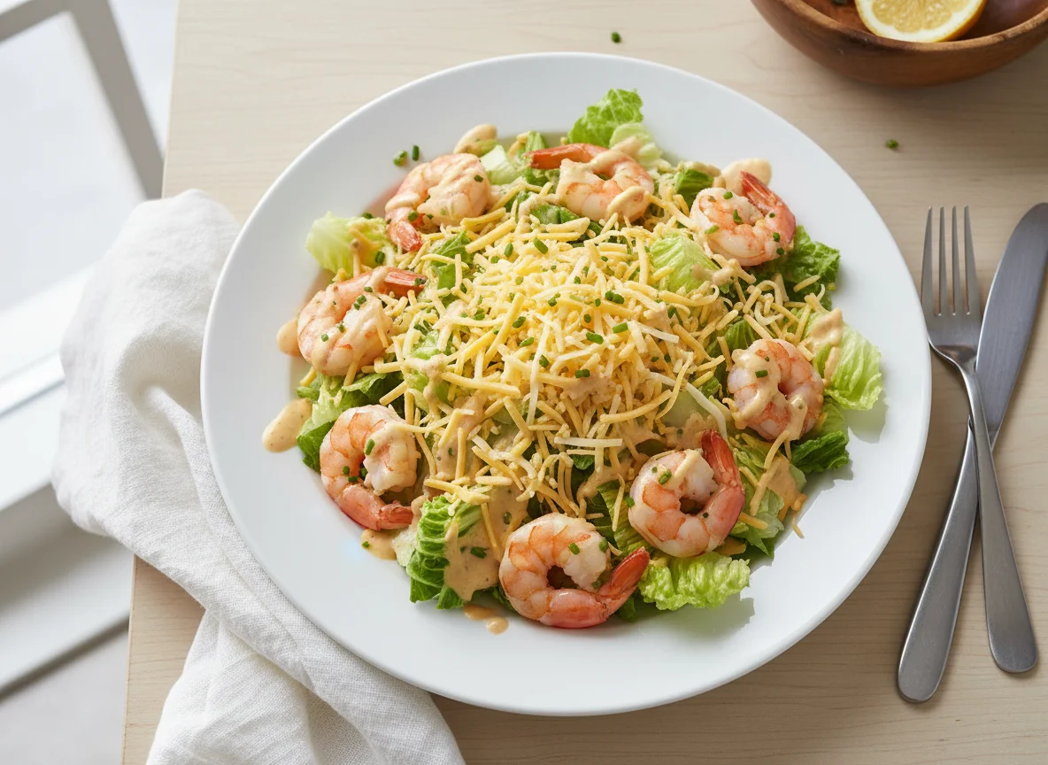 Shrimp and Cheese Salad photo