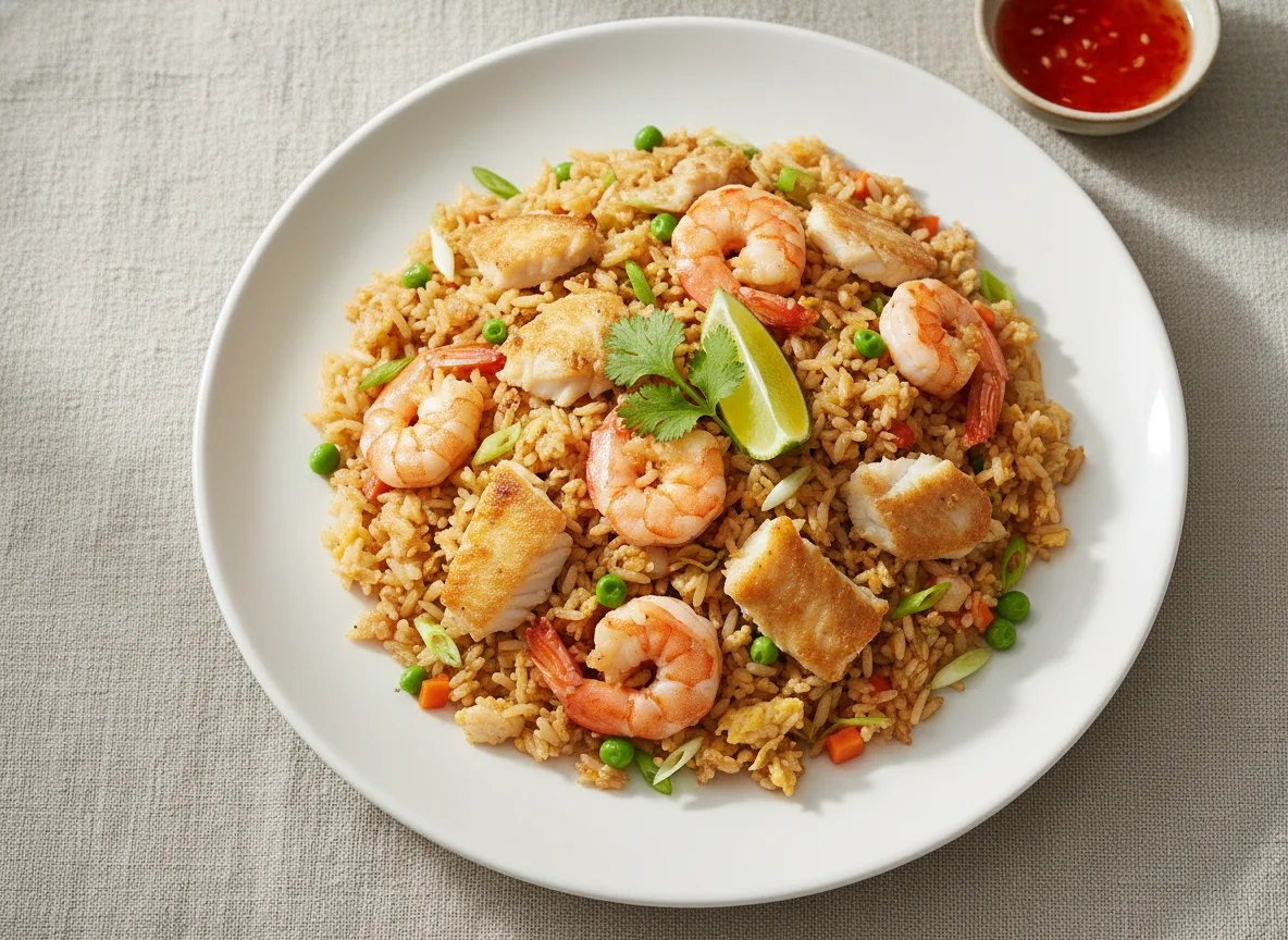 Shrimp and Fish Fried Rice photo