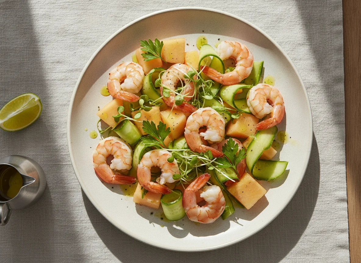 Shrimp and Melon Salad photo