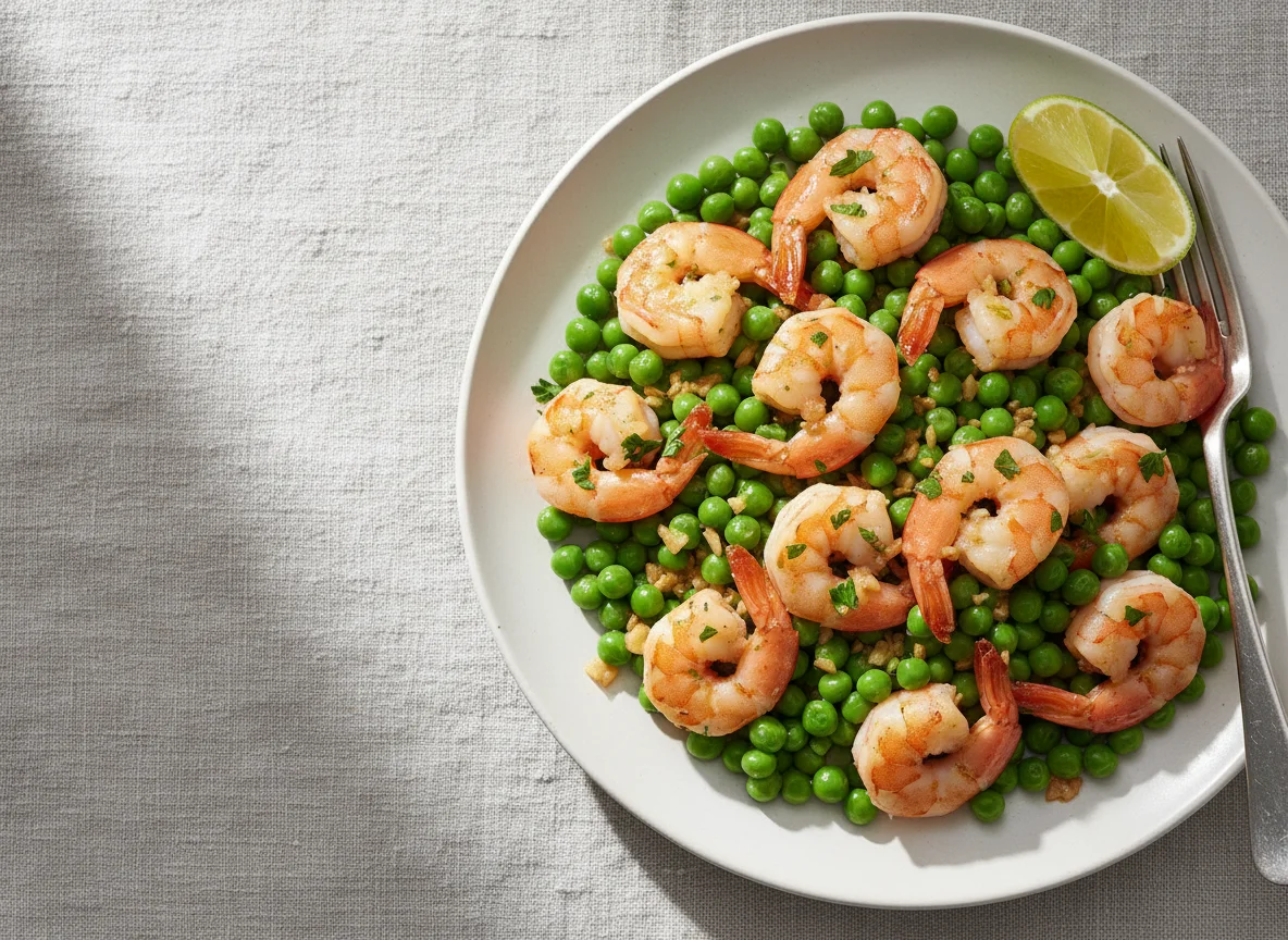 Shrimp and Peas photo