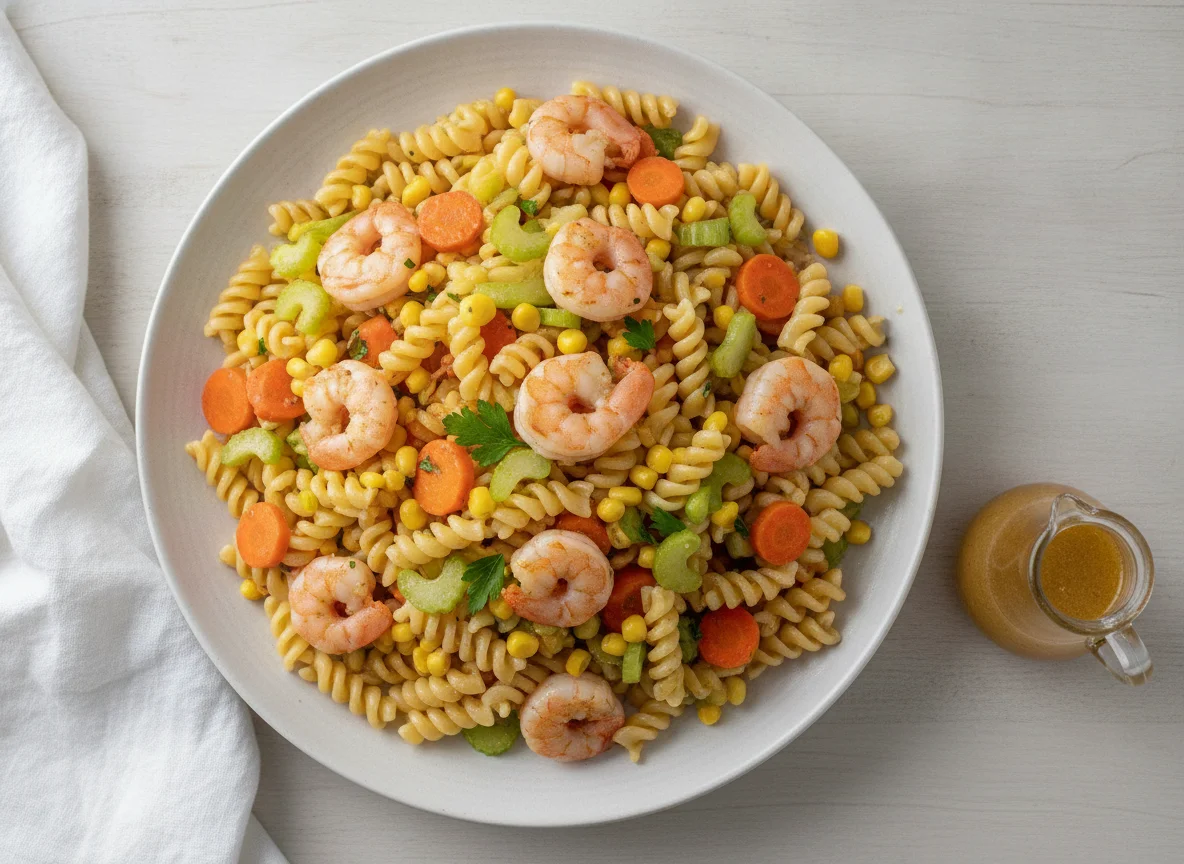 Shrimp and Vegetable Pasta Salad photo