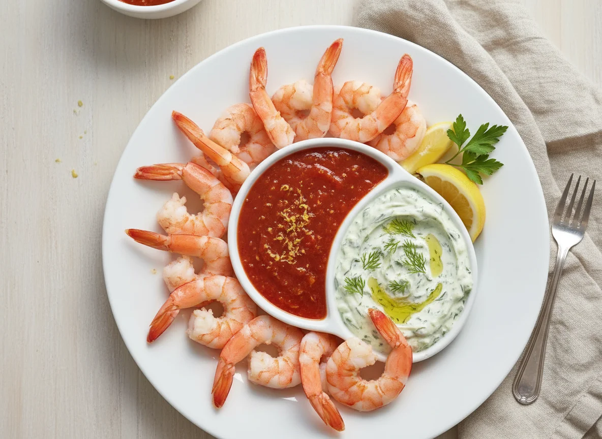 Shrimp Cocktail with Dips photo